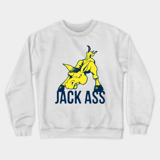 Jack Ass Crewneck Sweatshirt by lavdog